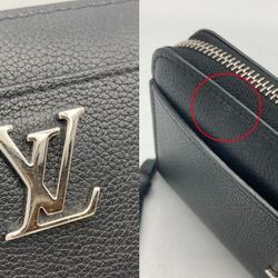 LOUIS VUITTON Louis Vuitton Zippy Lock Me Round Long Wallet M62622 Black