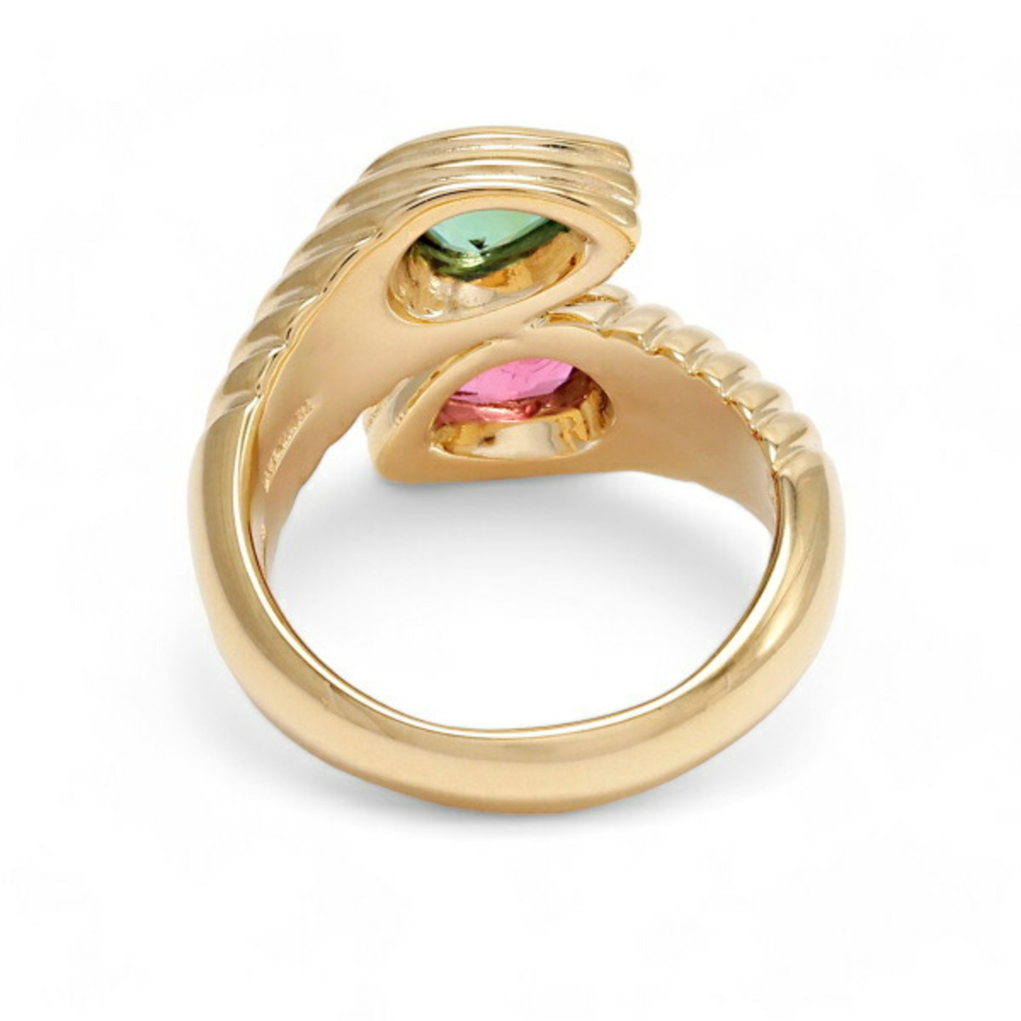 Bvlgari Bulgari Doppio Bacchetato K18YG Yellow Gold Ring