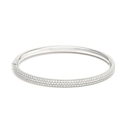 Tiffany Metro Hinge K18WG White Gold Bracelet