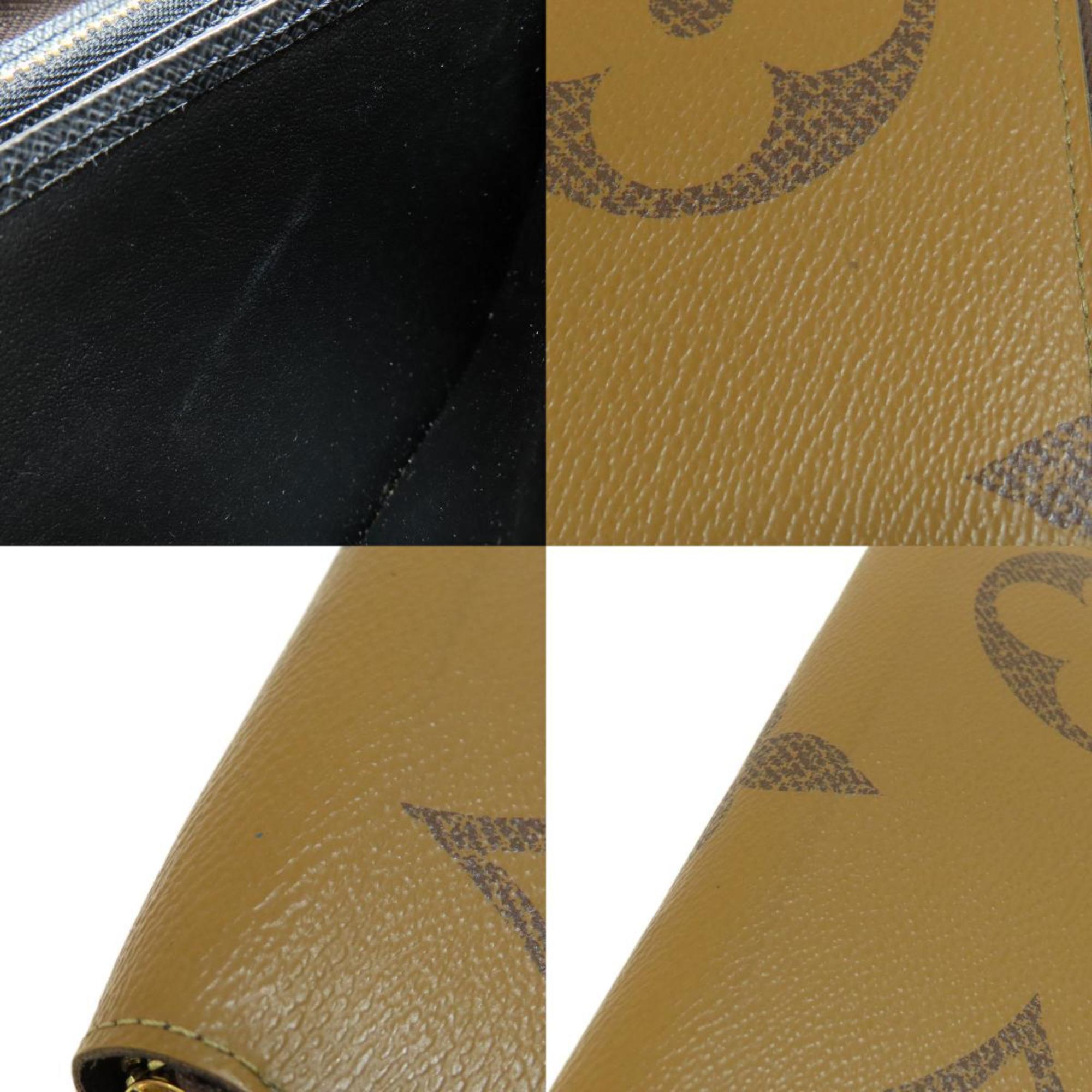 Louis Vuitton M69353 Zippy Wallet Monogram Reverse Long Giant Canvas Women's