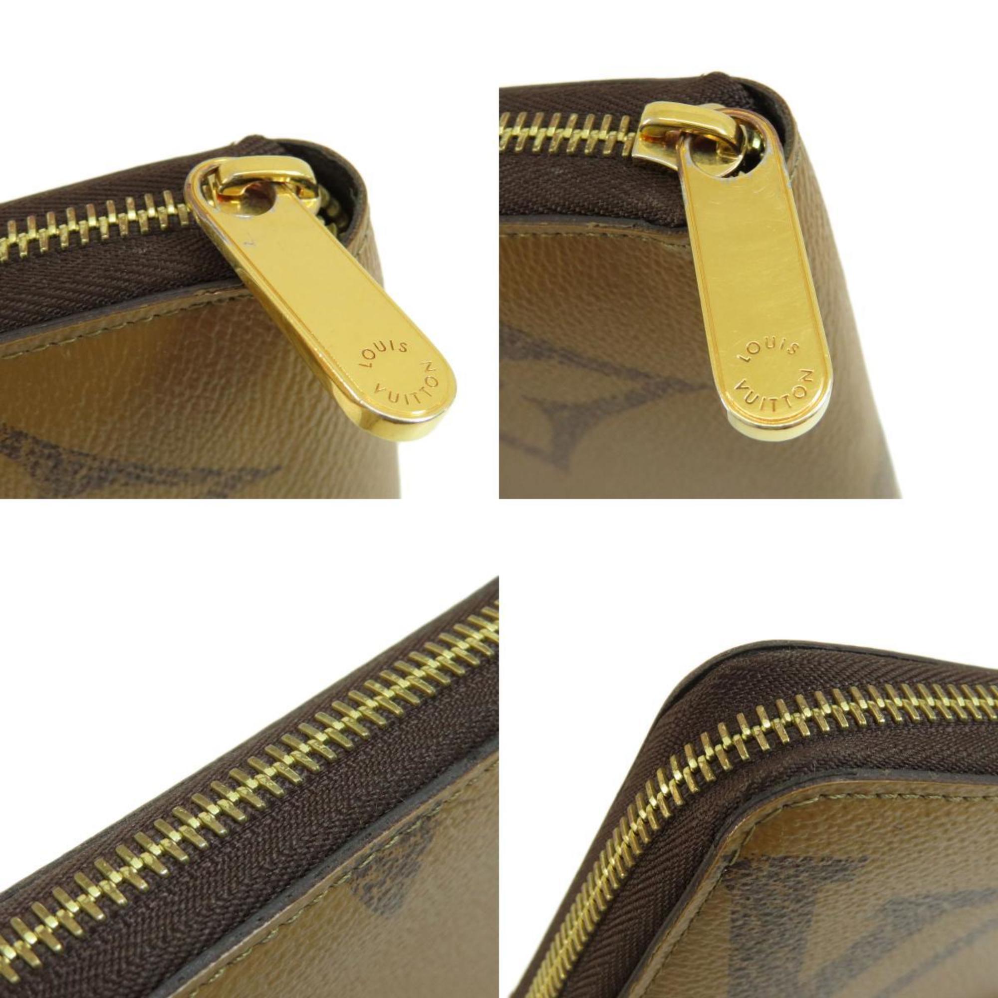 Louis Vuitton M69353 Zippy Wallet Monogram Reverse Long Giant Canvas Women's