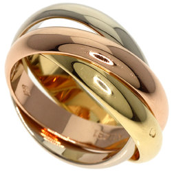 Cartier Trinity #49 Ring, K18 Yellow Gold, K18WG, K18PG, Women's, CARTIER