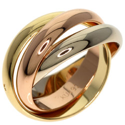 Cartier Trinity #49 Ring, K18 Yellow Gold, K18WG, K18PG, Women's, CARTIER