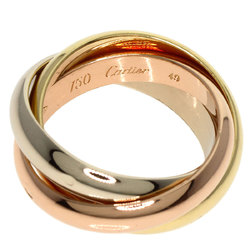 Cartier Trinity #49 Ring, K18 Yellow Gold, K18WG, K18PG, Women's, CARTIER