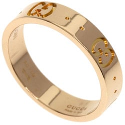 Gucci Icon #9 Ring, 18K Pink Gold, Women's, GUCCI