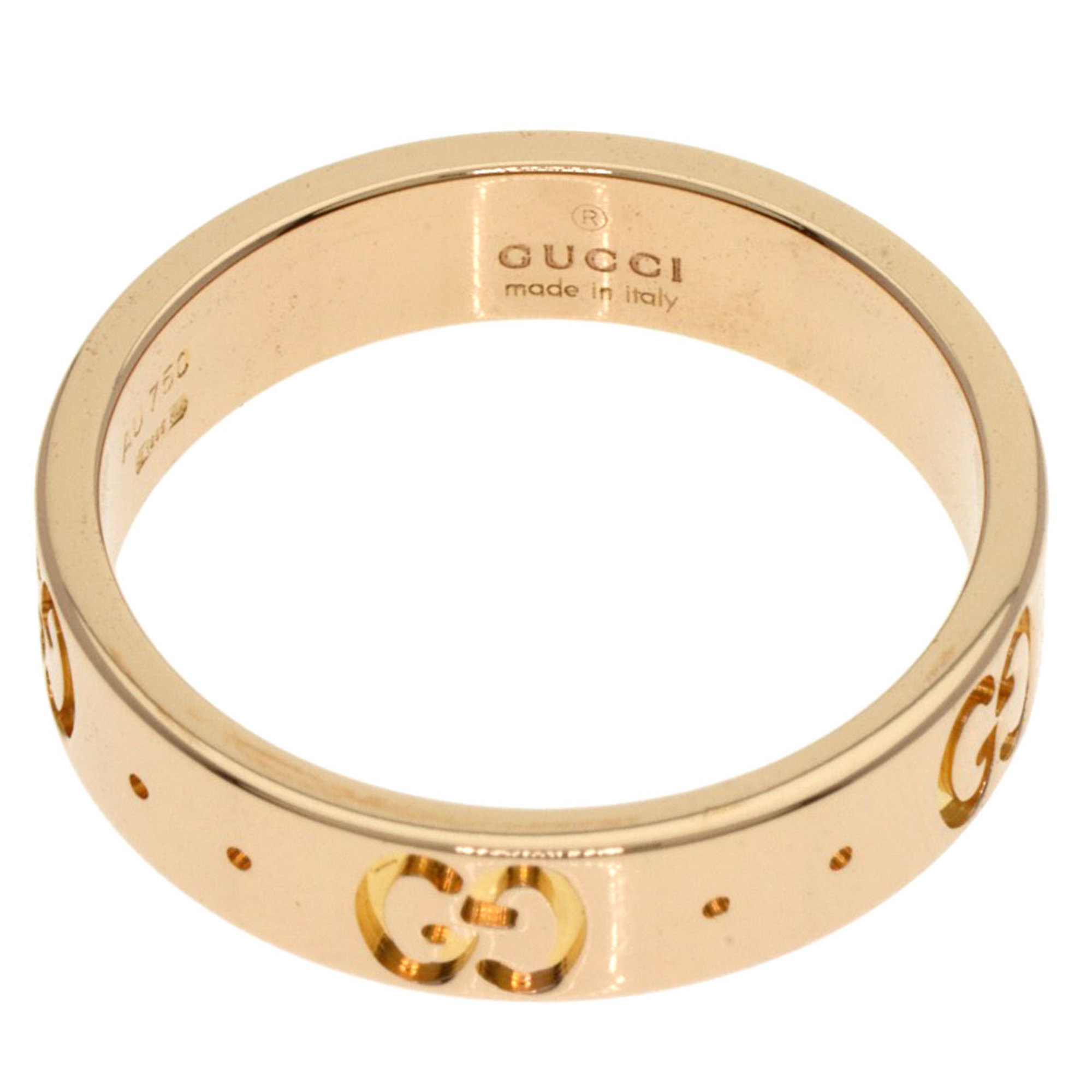 Gucci Icon #9 Ring, 18K Pink Gold, Women's, GUCCI