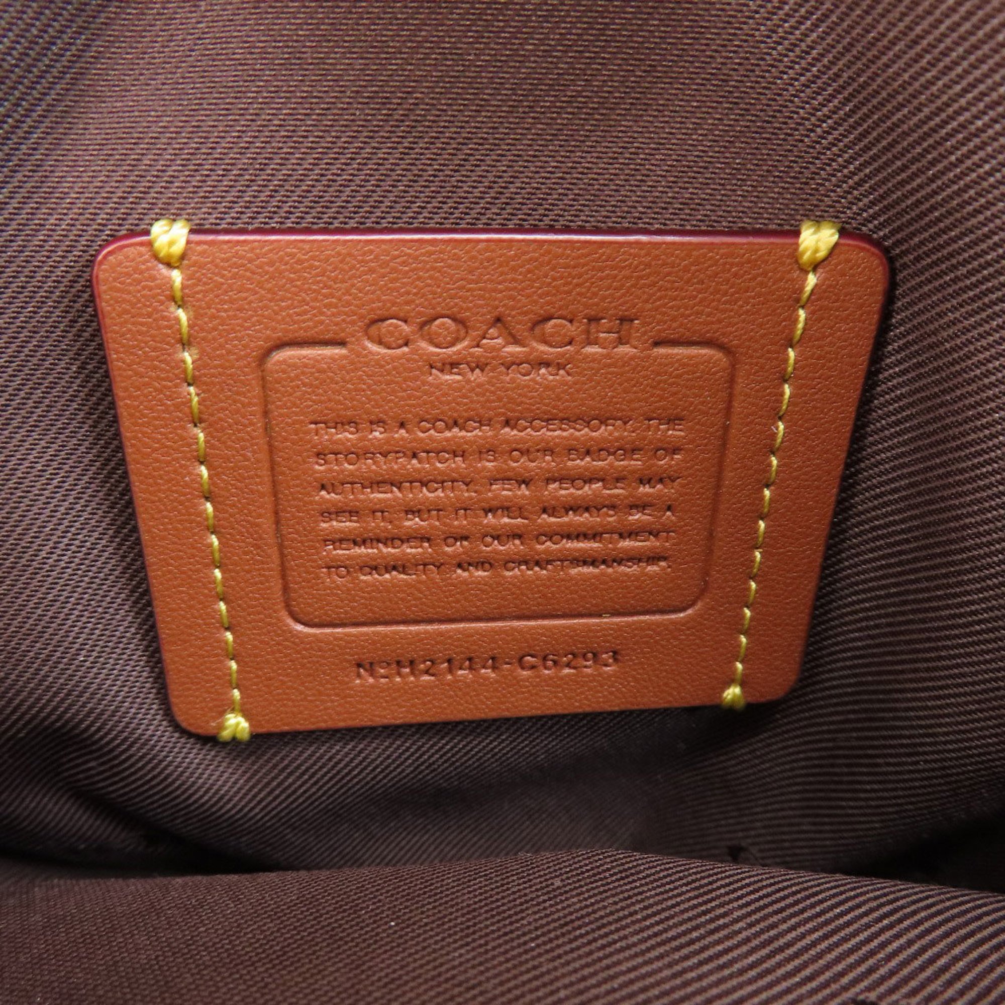 Coach C6293 Shoulder Bag Leather Women's COACH