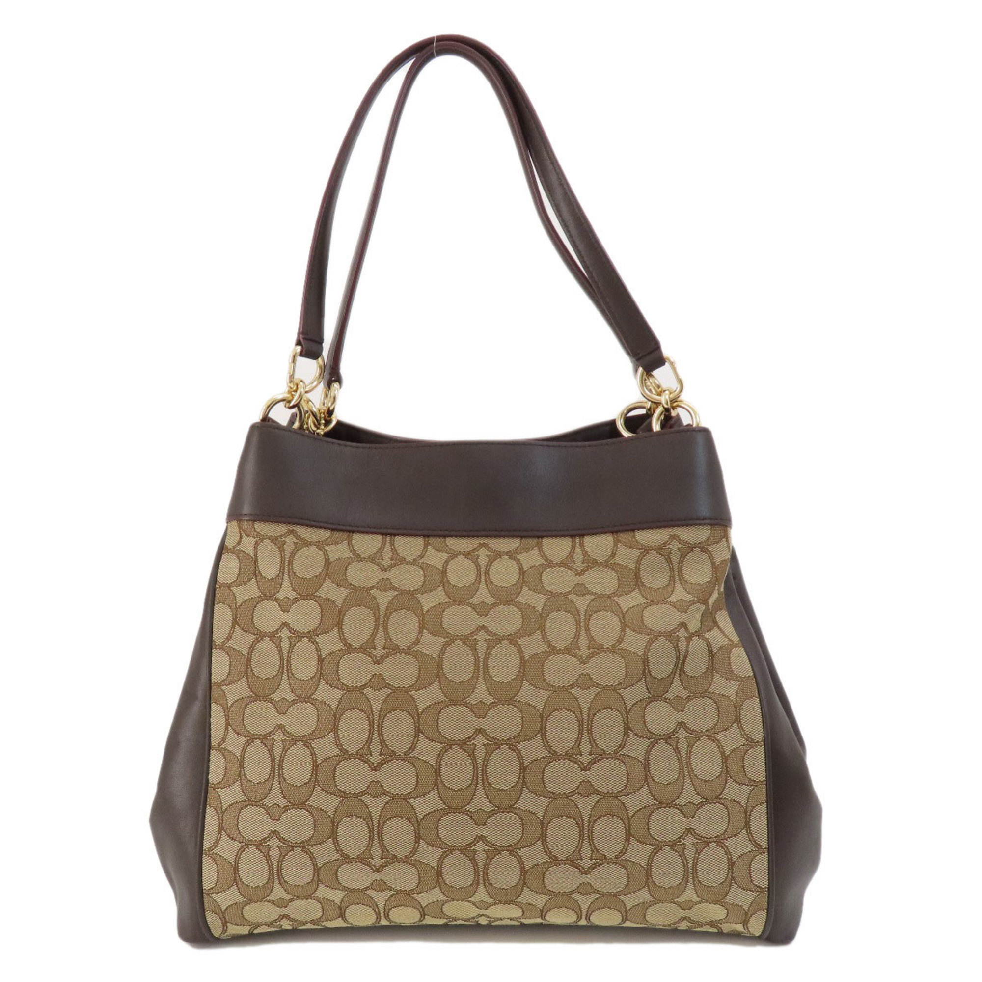 Coach F27579 Signature Tote Bag Canvas Women's COACH