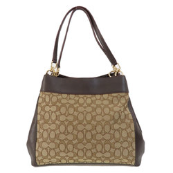 Coach F27579 Signature Tote Bag Canvas Women's COACH