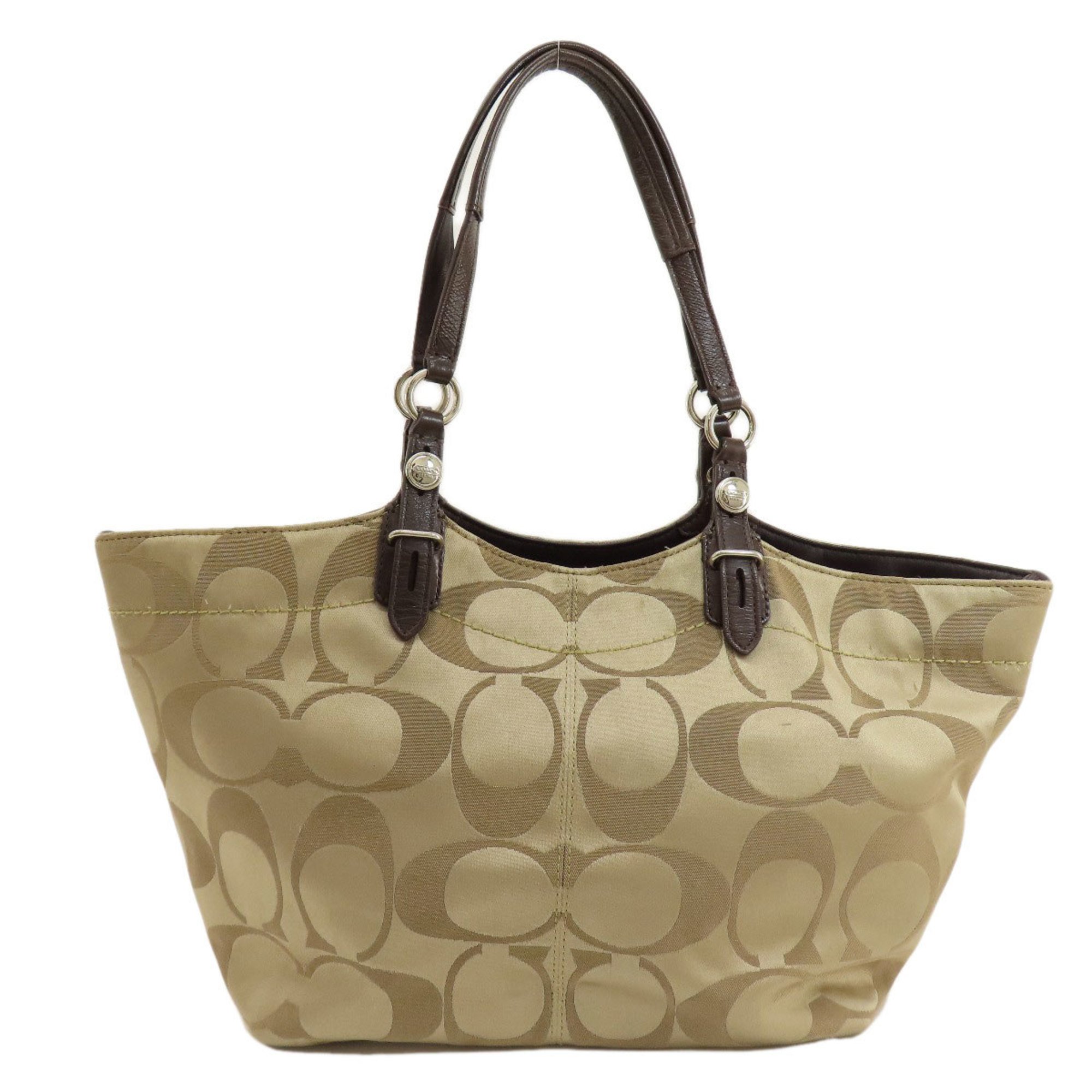 Coach F16175 Signature Tote Bag Canvas Women's COACH