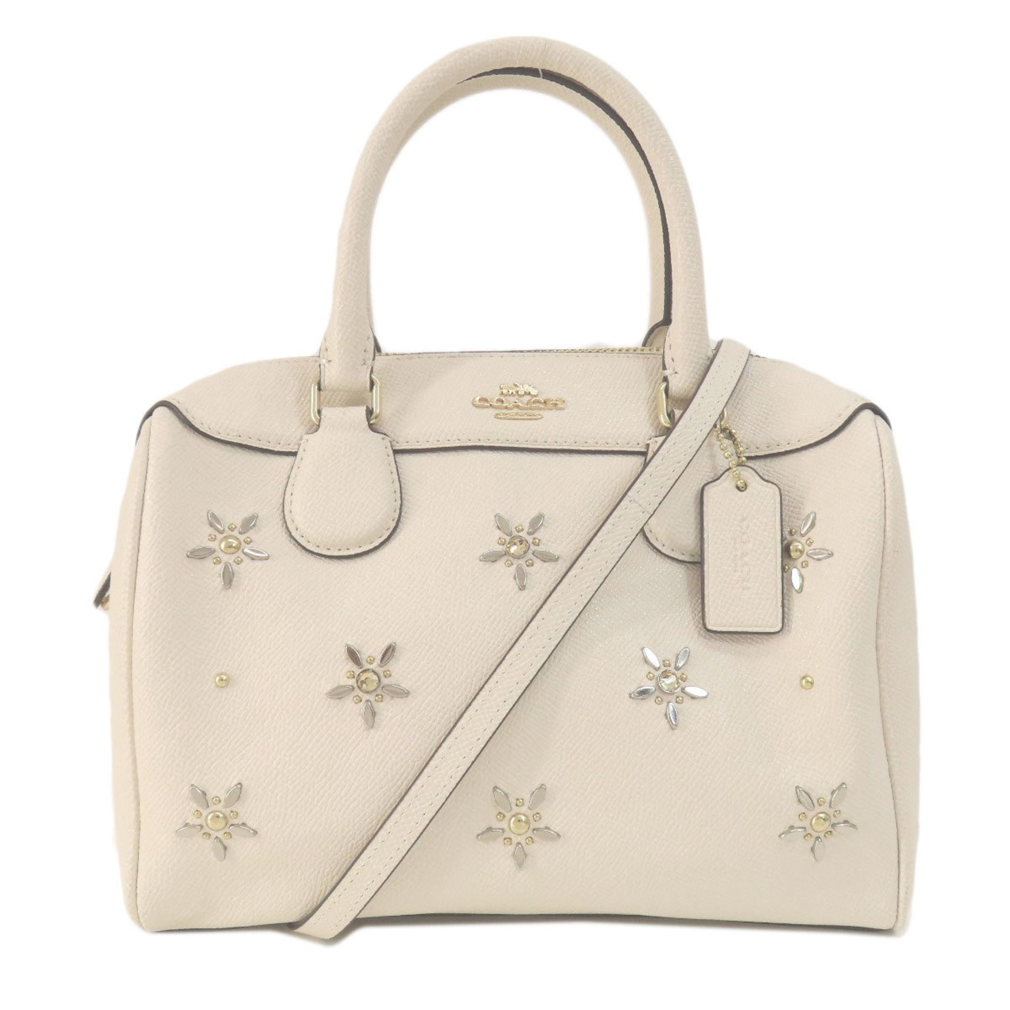 Coach F73172 Flower Handbag Leather Women's COACH