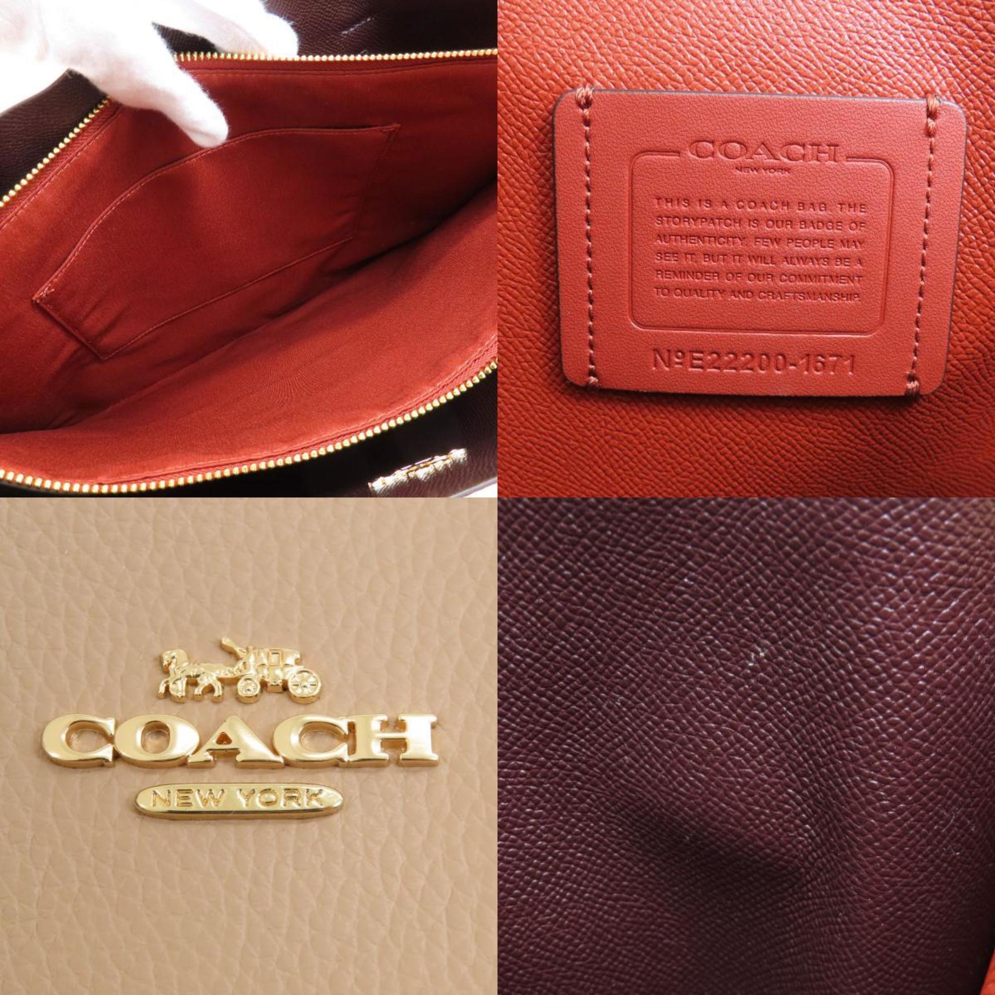 Coach 1671 Tote Bag Leather Women's COACH