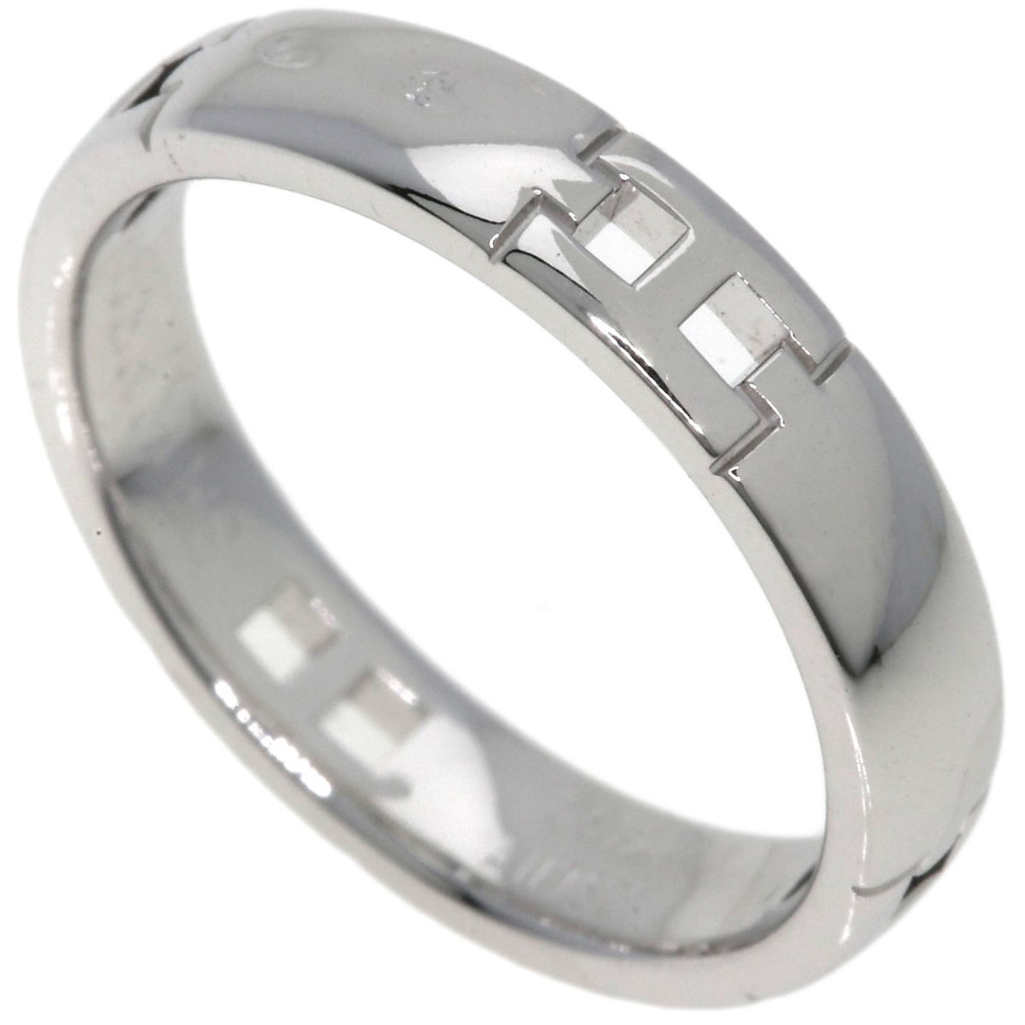 Hermes Ever Hercules Ring, 18K White Gold, Women's, HERMES