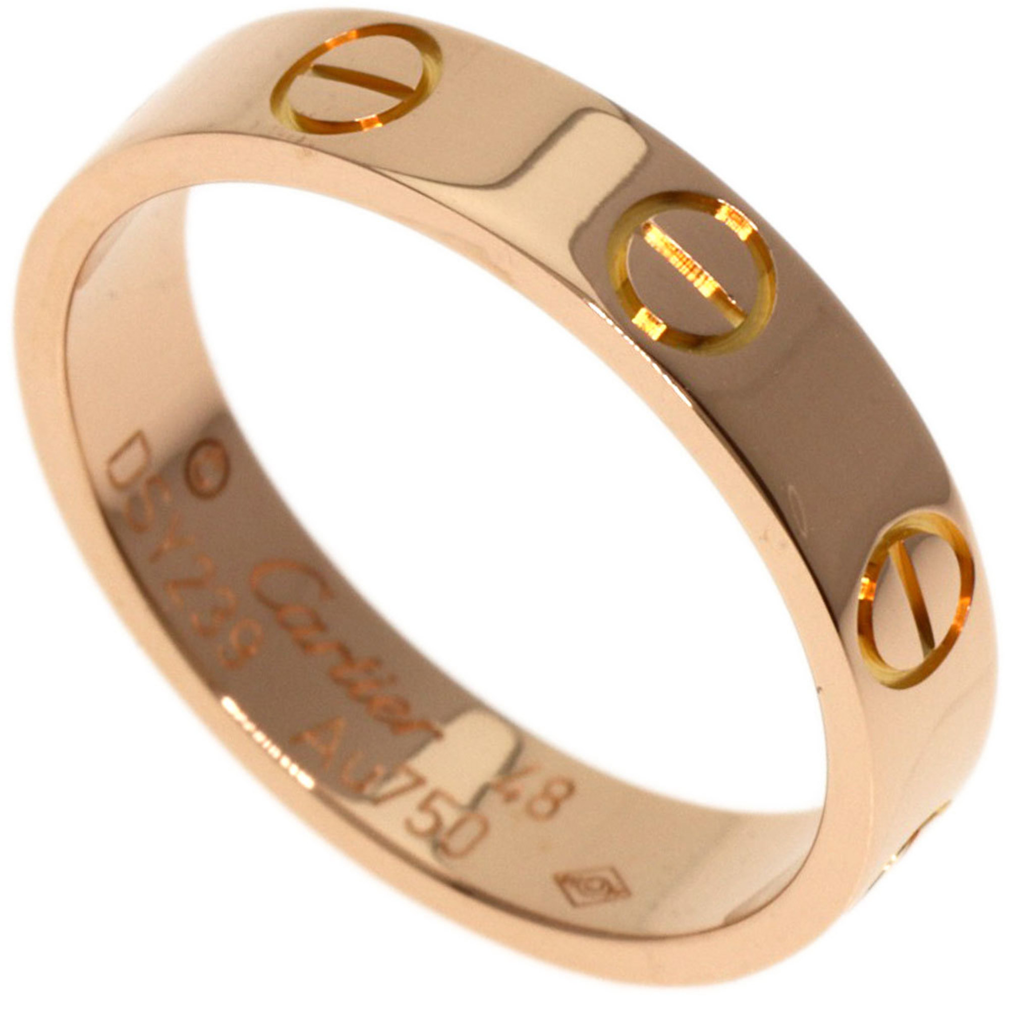 Cartier Love Ring #48 Ring, 18K Pink Gold, Women's, CARTIER