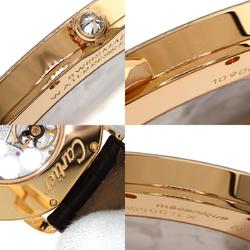 Cartier WR000651 Ronde Louis LM 36mm Diamond Watch K18 Pink Gold Leather Men's CARTIER