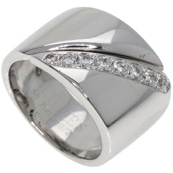 Hermes Diamond #48 Ring, K18 White Gold, Women's HERMES