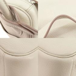 Hermes Lindy 26 White Handbag Taurillon Women's HERMES