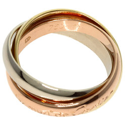 Cartier Trinity #51 Ring, K18 Yellow Gold, K18WG, K18PG, Women's, CARTIER