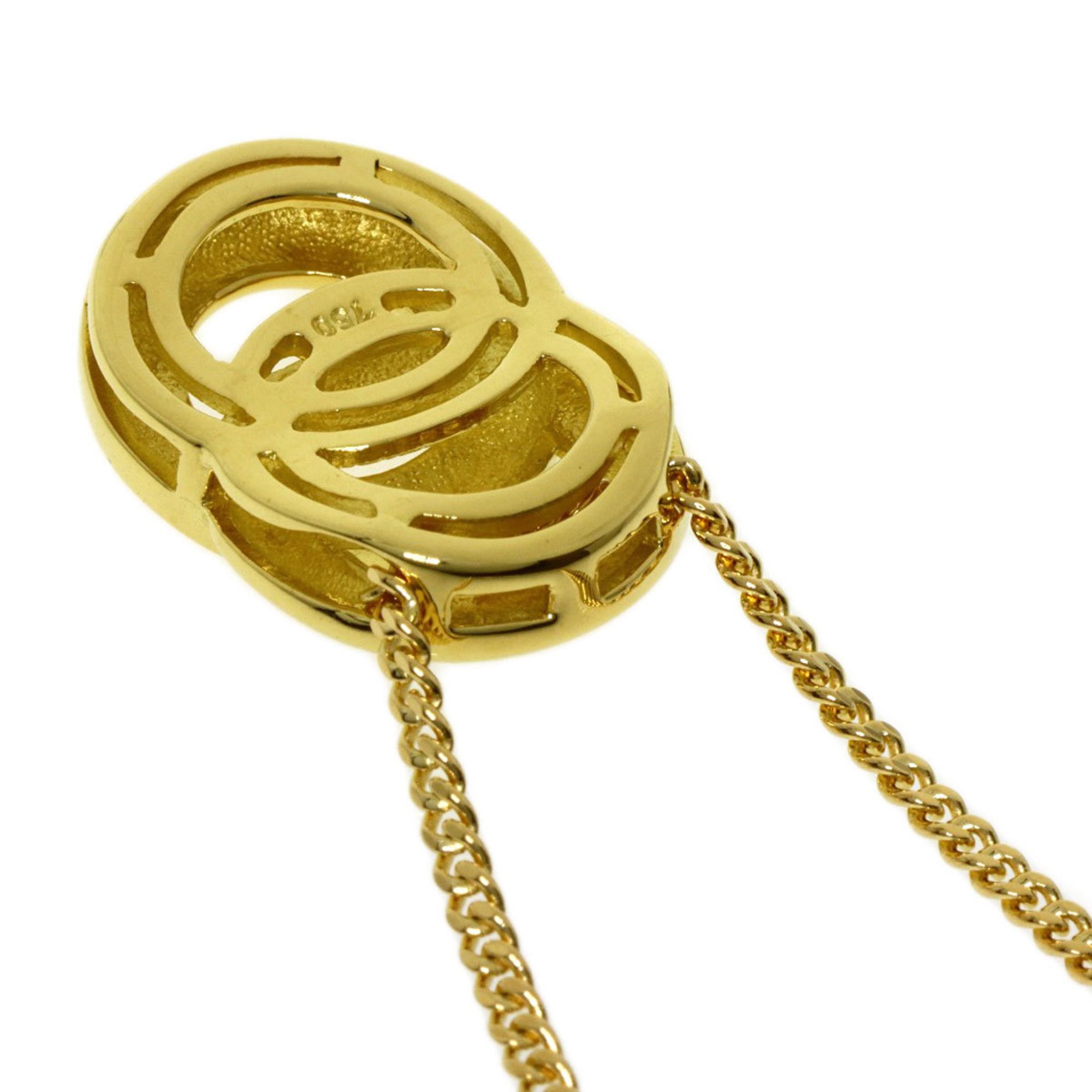 Celine Circle Necklace K18 Yellow Gold Women's CELINE