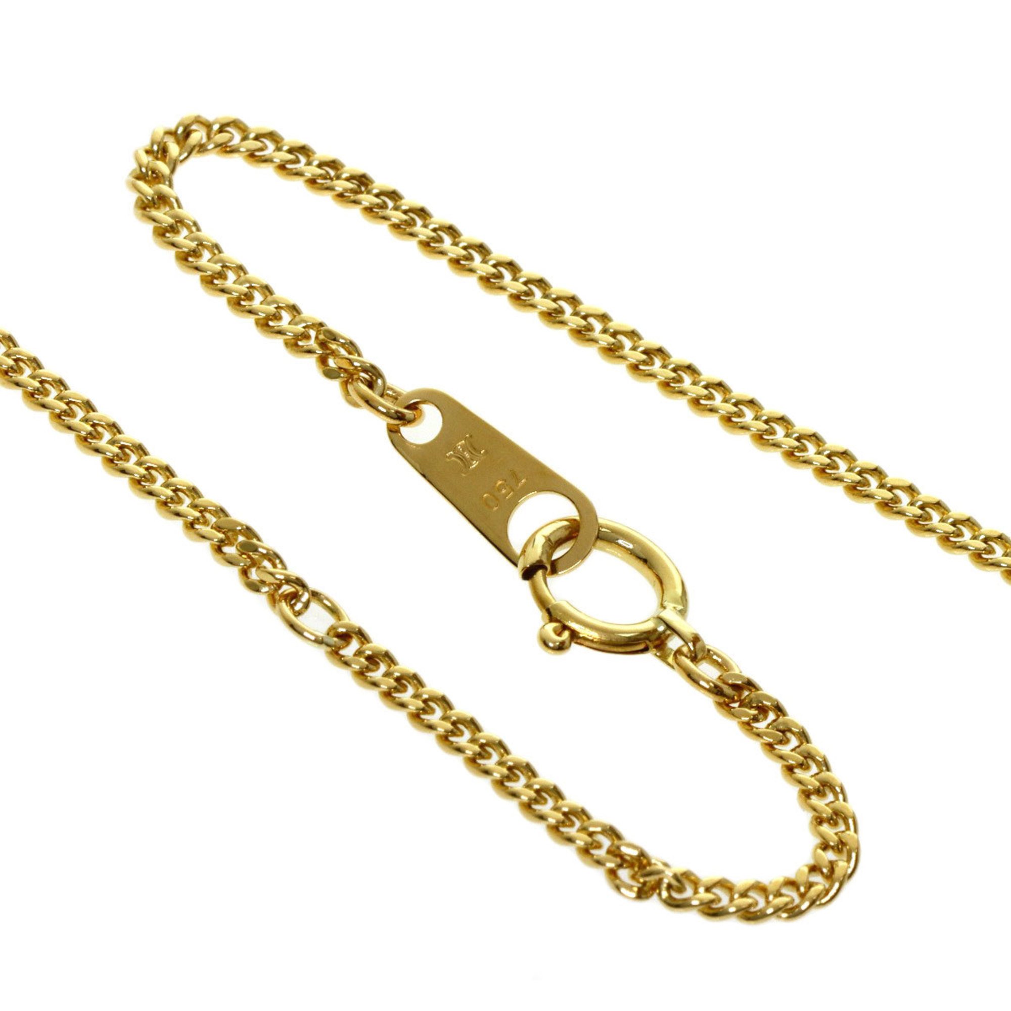 Celine Circle Necklace K18 Yellow Gold Women's CELINE