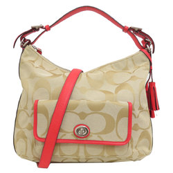 Coach 22392 Signature Shoulder Bag Canvas Women's COACH