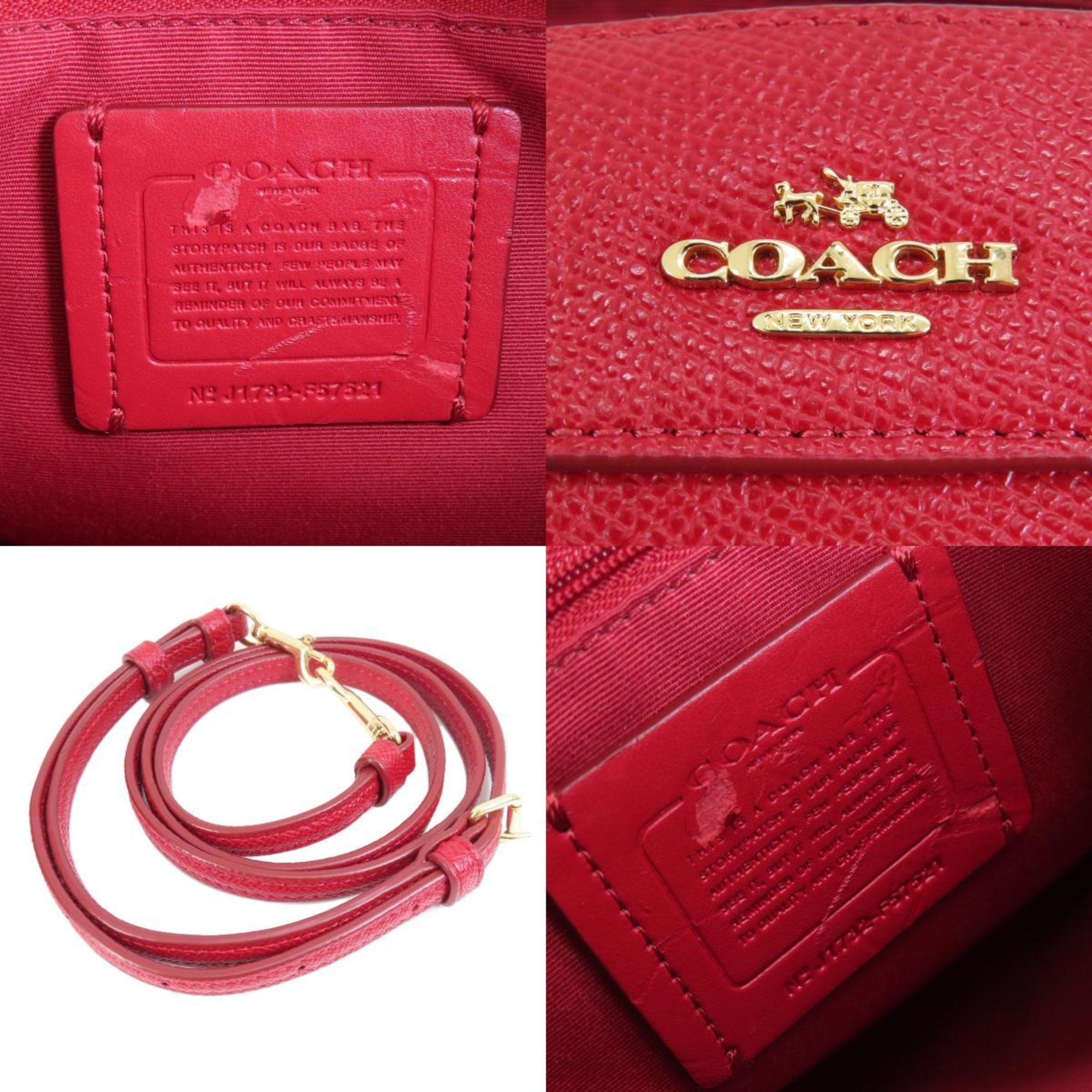 Coach F57521 Handbag Leather Women's COACH