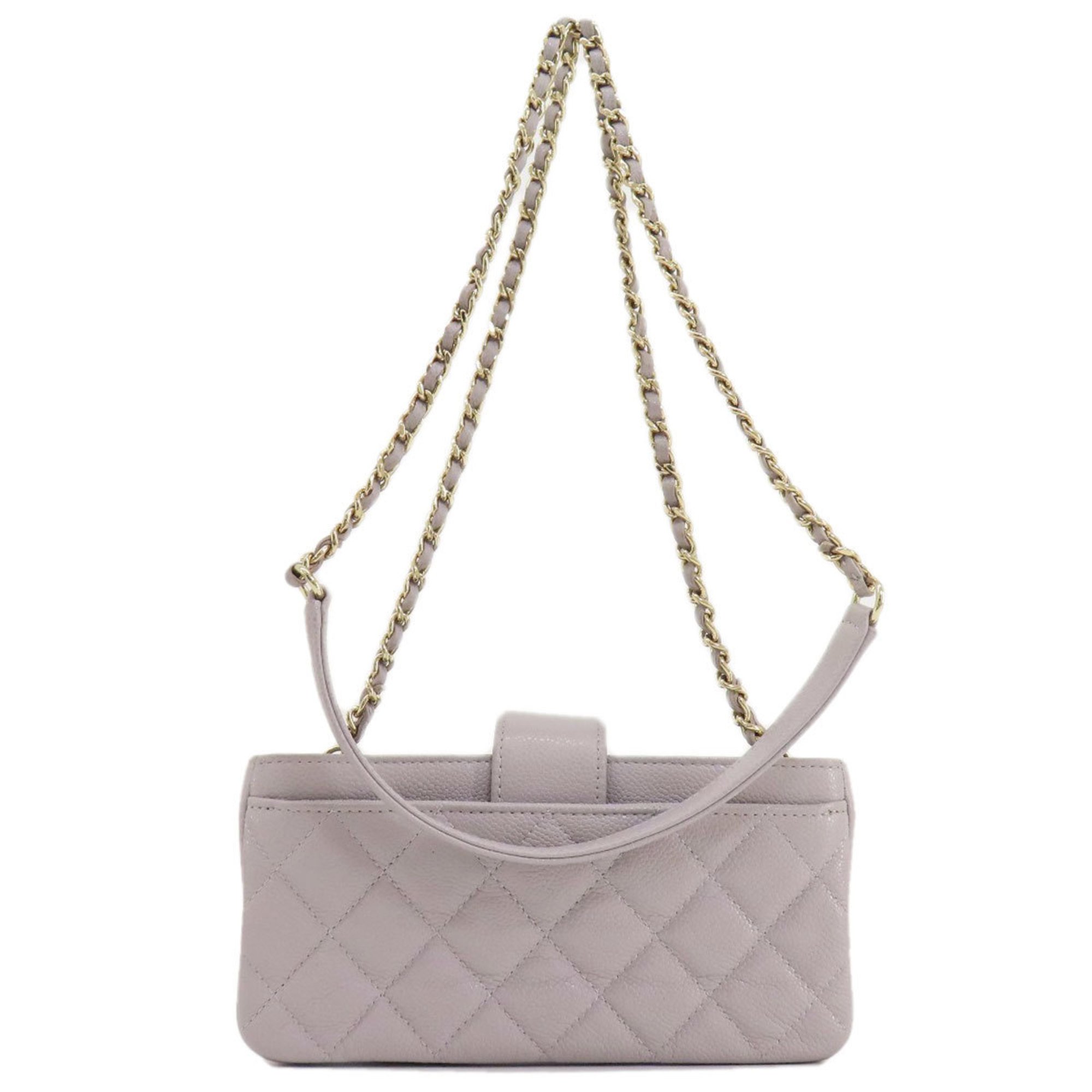 CHANEL Matelasse Shoulder Bag Caviar Skin Women's