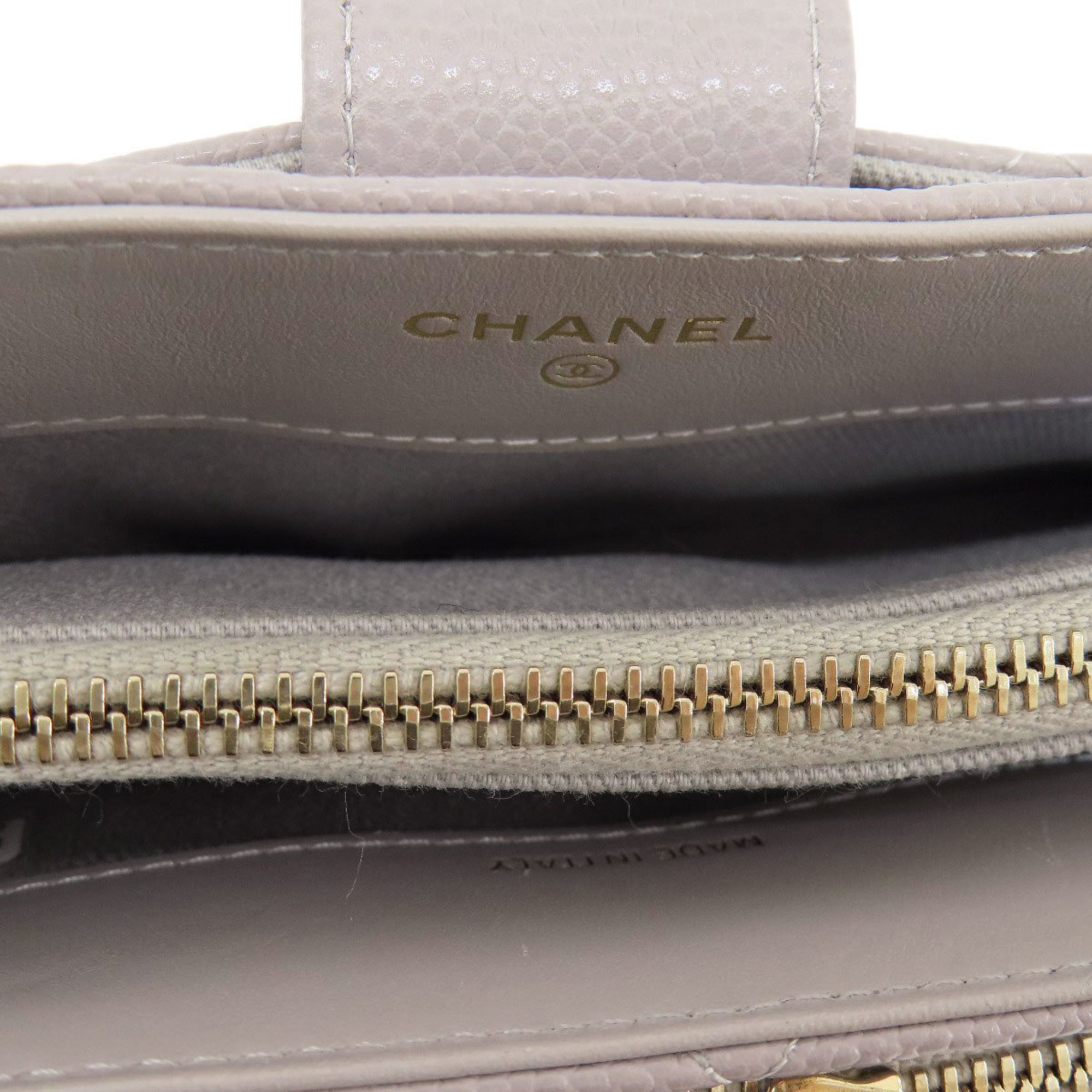 CHANEL Matelasse Shoulder Bag Caviar Skin Women's