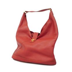 Hermes Shoulder Bag with 〇Y Stamp Ardennes Rouge vif Ladies