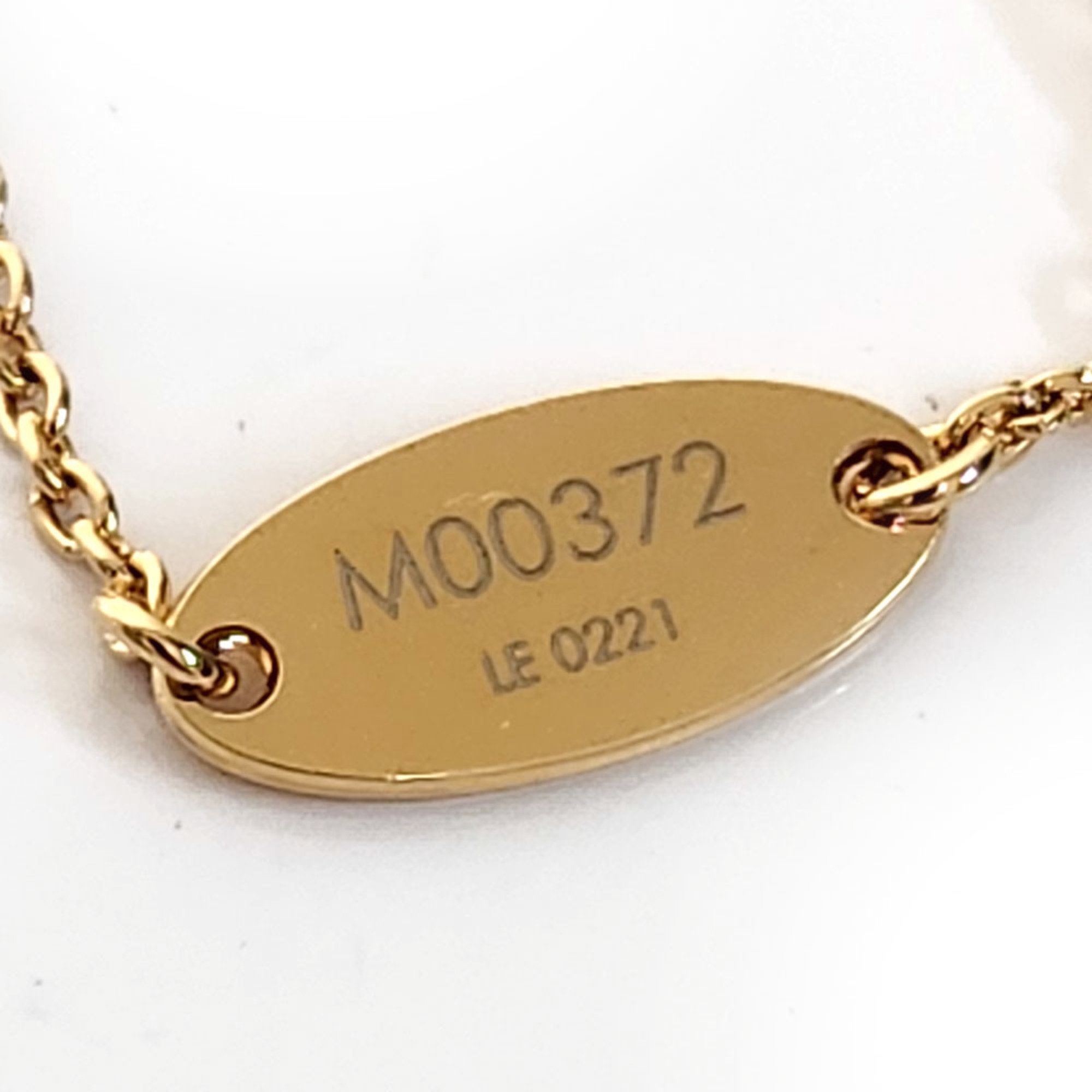 Louis Vuitton Louisette Bracelet M00372 Gold Metal for Women