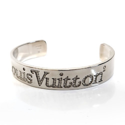 LOUIS VUITTON Louis Vuitton x NIGO Bracelet Squared LV Strass MP2693 Silver Metal Bangle