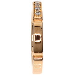 Cartier Maillon Panthere Diamond #47 Ring, K18 Pink Gold, Women's, CARTIER