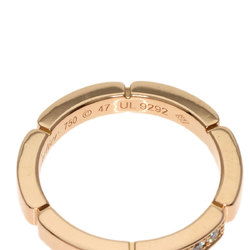 Cartier Maillon Panthere Diamond #47 Ring, K18 Pink Gold, Women's, CARTIER