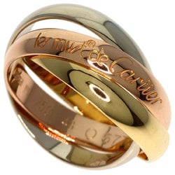 Cartier Trinity #48 Ring, K18 Yellow Gold, K18WG, K18PG, Women's, CARTIER