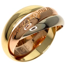 Cartier Trinity #48 Ring, K18 Yellow Gold, K18WG, K18PG, Women's, CARTIER