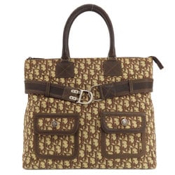 Christian Dior Trotter Pattern Tote Bag Canvas Women's CHRISTIAN DIOR