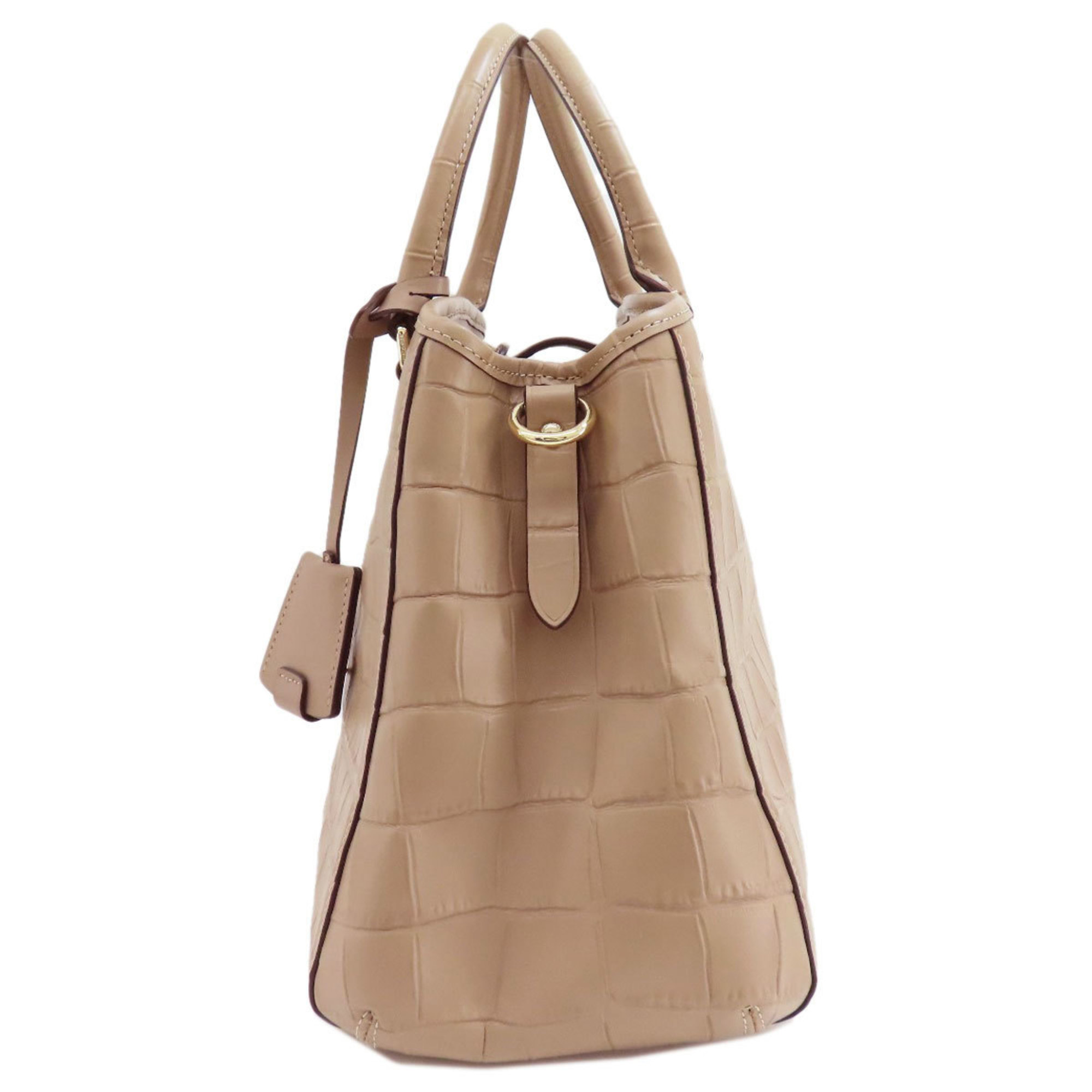 Coach F37097 Embossed Leather Handbag for Women COACH