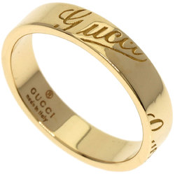 Gucci Icon Print Ring, 18K Yellow Gold, Women's, GUCCI