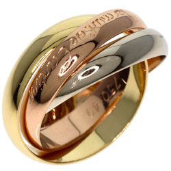 Cartier Trinity #49 Ring, K18 Yellow Gold, K18WG, K18PG, Women's, CARTIER