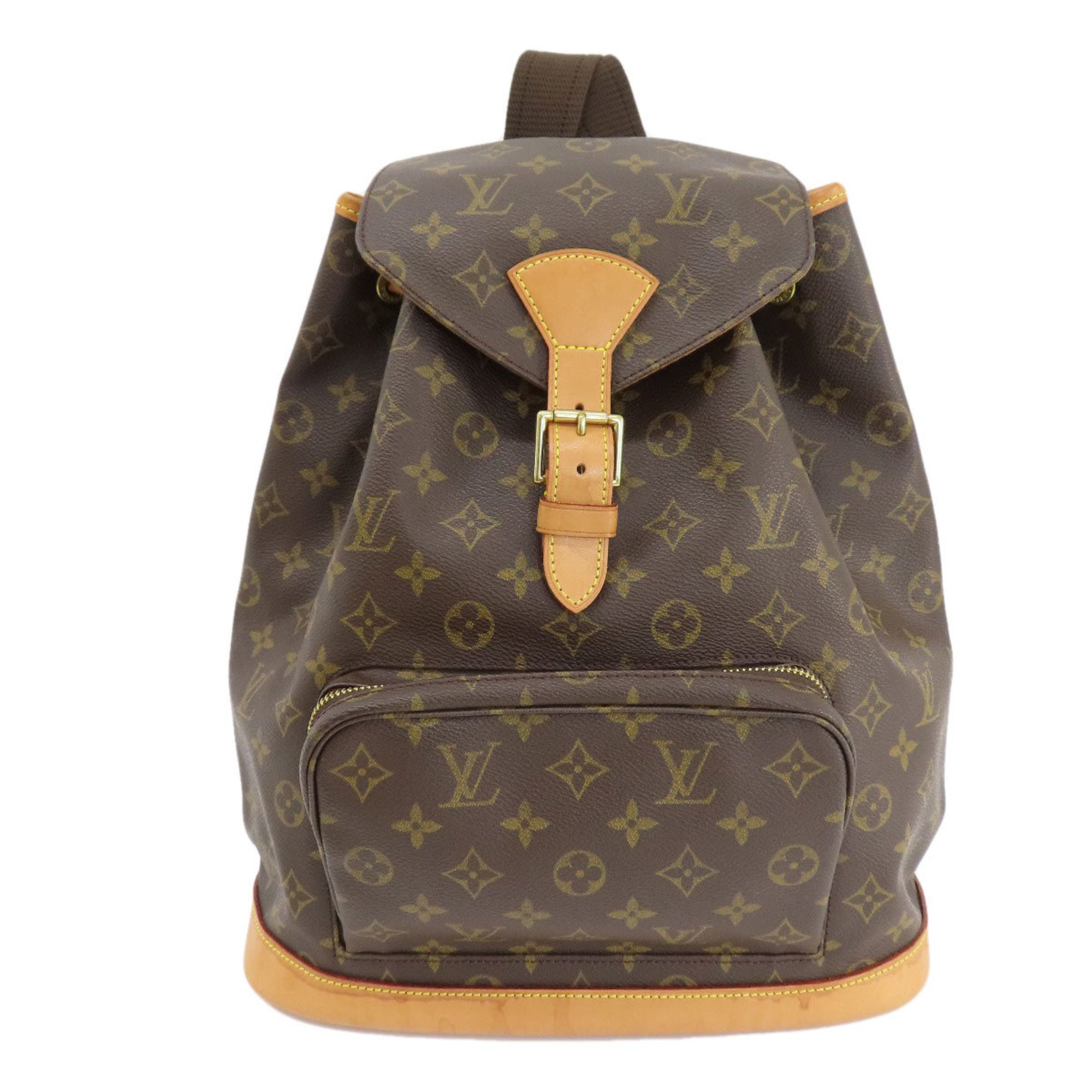 Louis Vuitton M51135 Montsouris GM Backpack/Daypack Monogram Canvas Women's LOUIS VUITTON