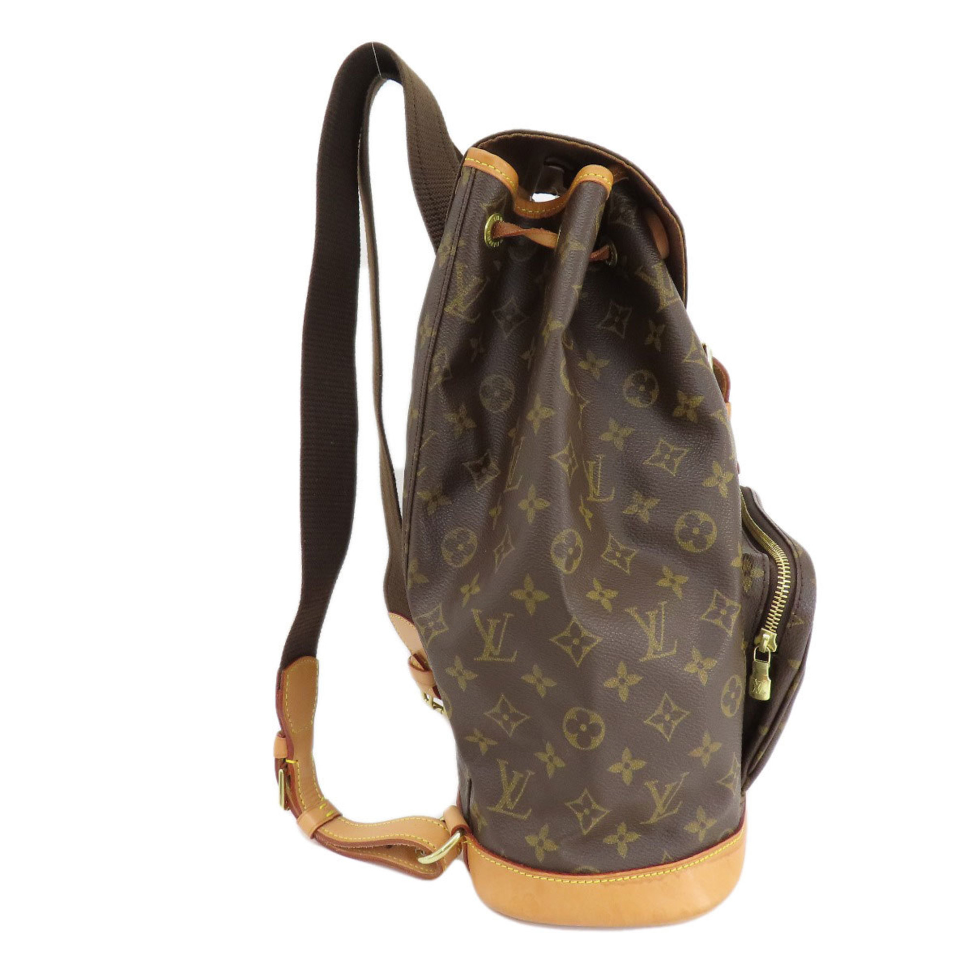 Louis Vuitton M51135 Montsouris GM Backpack/Daypack Monogram Canvas Women's LOUIS VUITTON