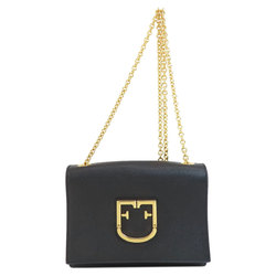 Furla Chain Shoulder Viva Bag Leather Women's