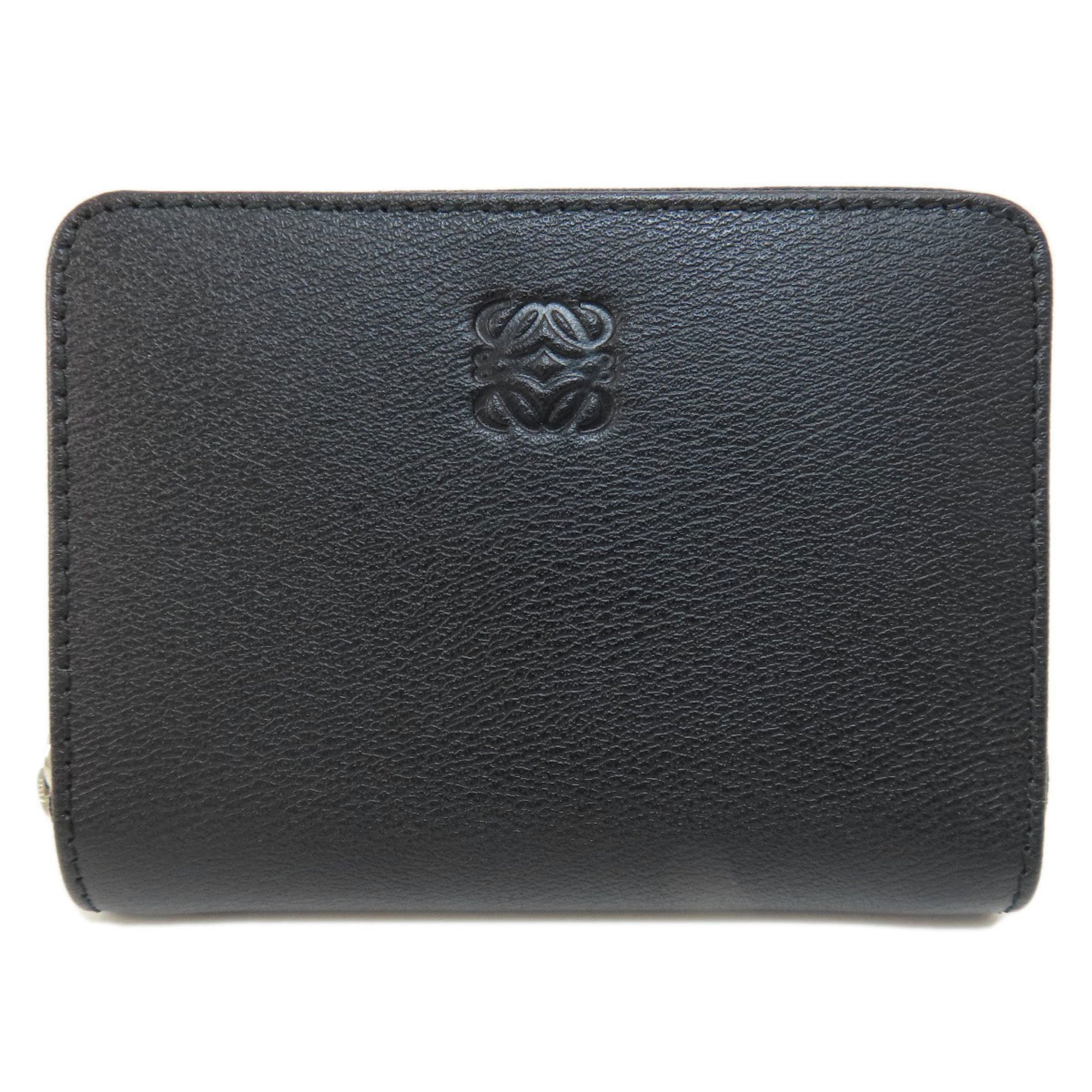 LOEWE Anagram Wallet/Coin Case Leather Women's