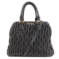 Miu Miu Miu Matelasse Tote Bag Leather Women's MIUMIU