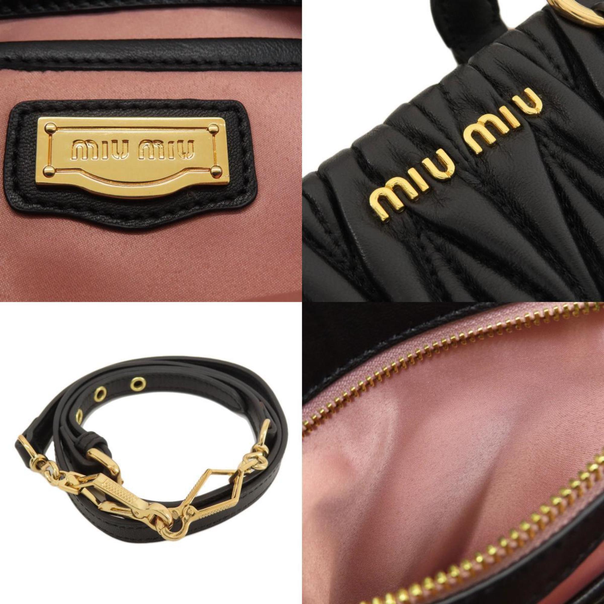 Miu Miu Miu Matelasse Tote Bag Leather Women's MIUMIU