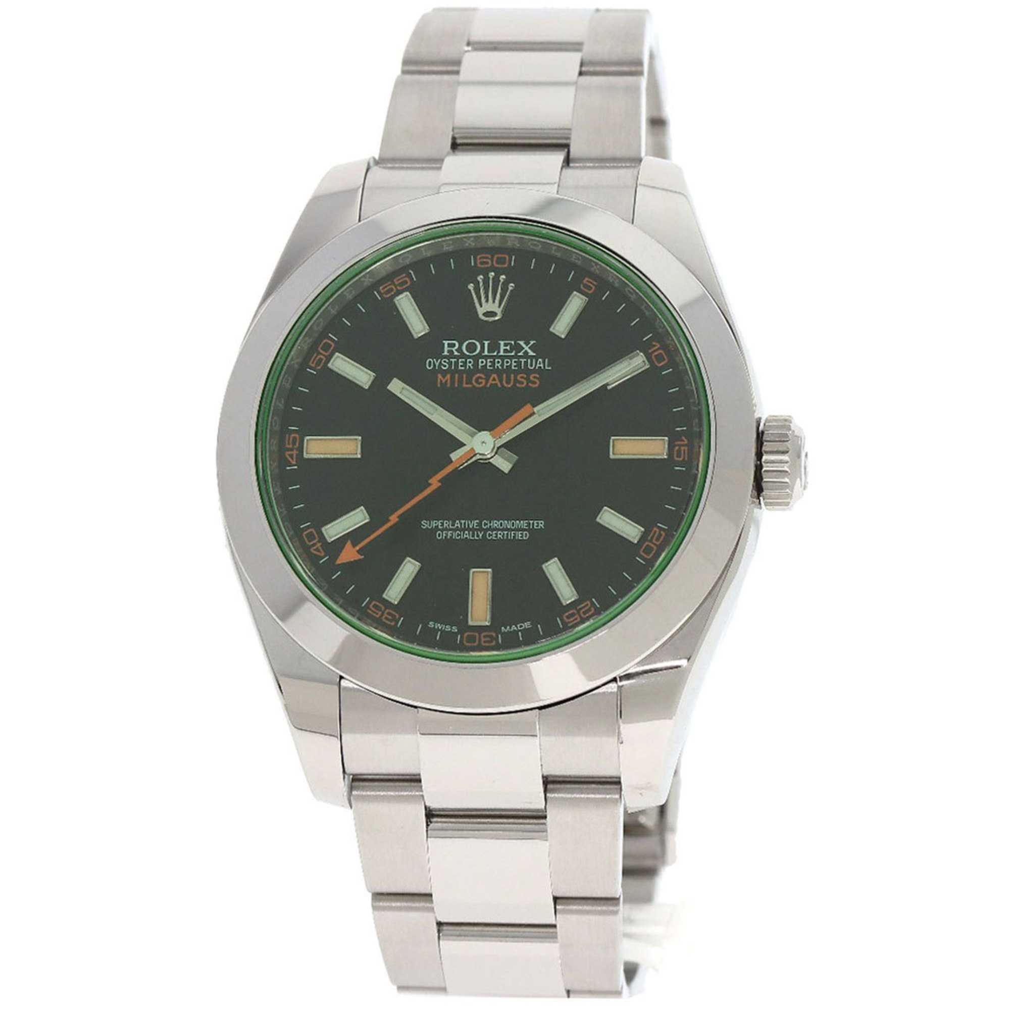 Rolex 116400GV Milgauss Watch Stainless Steel SS Men's ROLEX