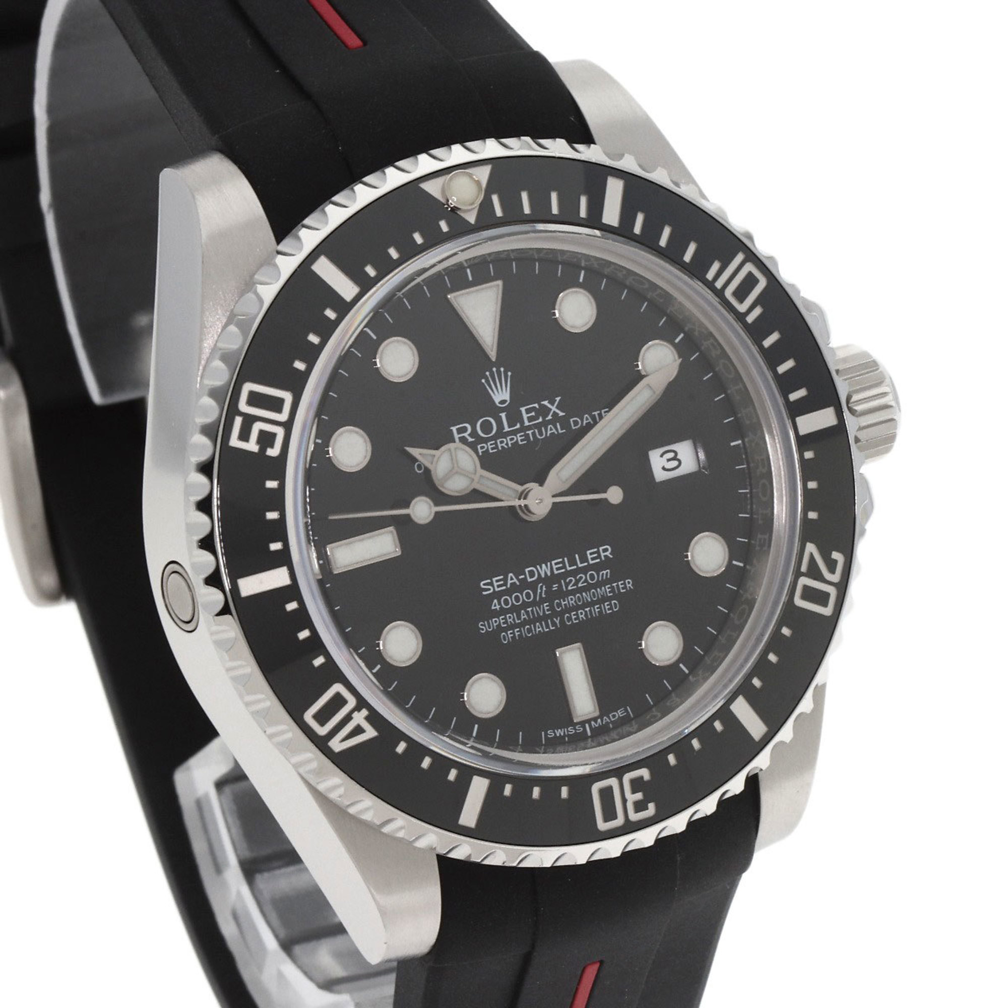 Rolex 116600 Sea-Dweller 4000 Watch Stainless Steel Rubber Men's ROLEX