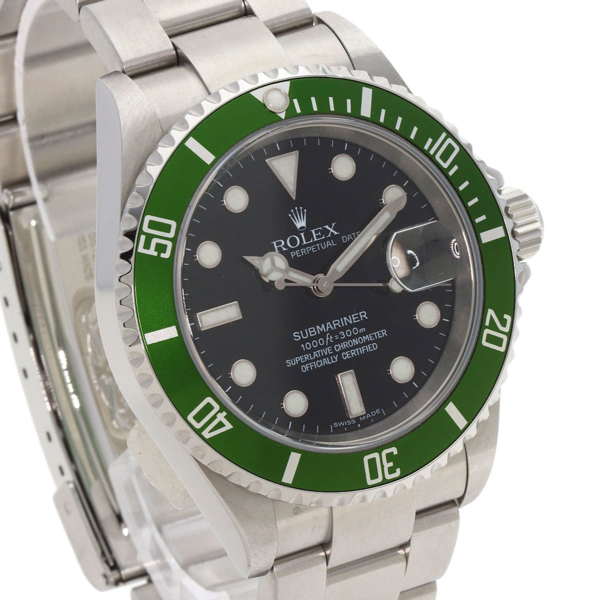 Rolex 16610LV Submariner Date Watch Stainless Steel SS Men's ROLEX