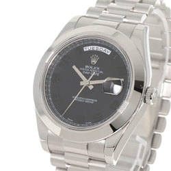 Rolex 218206 Day-Date 2 Black Ghost Watch Platinum PT950 Men's ROLEX