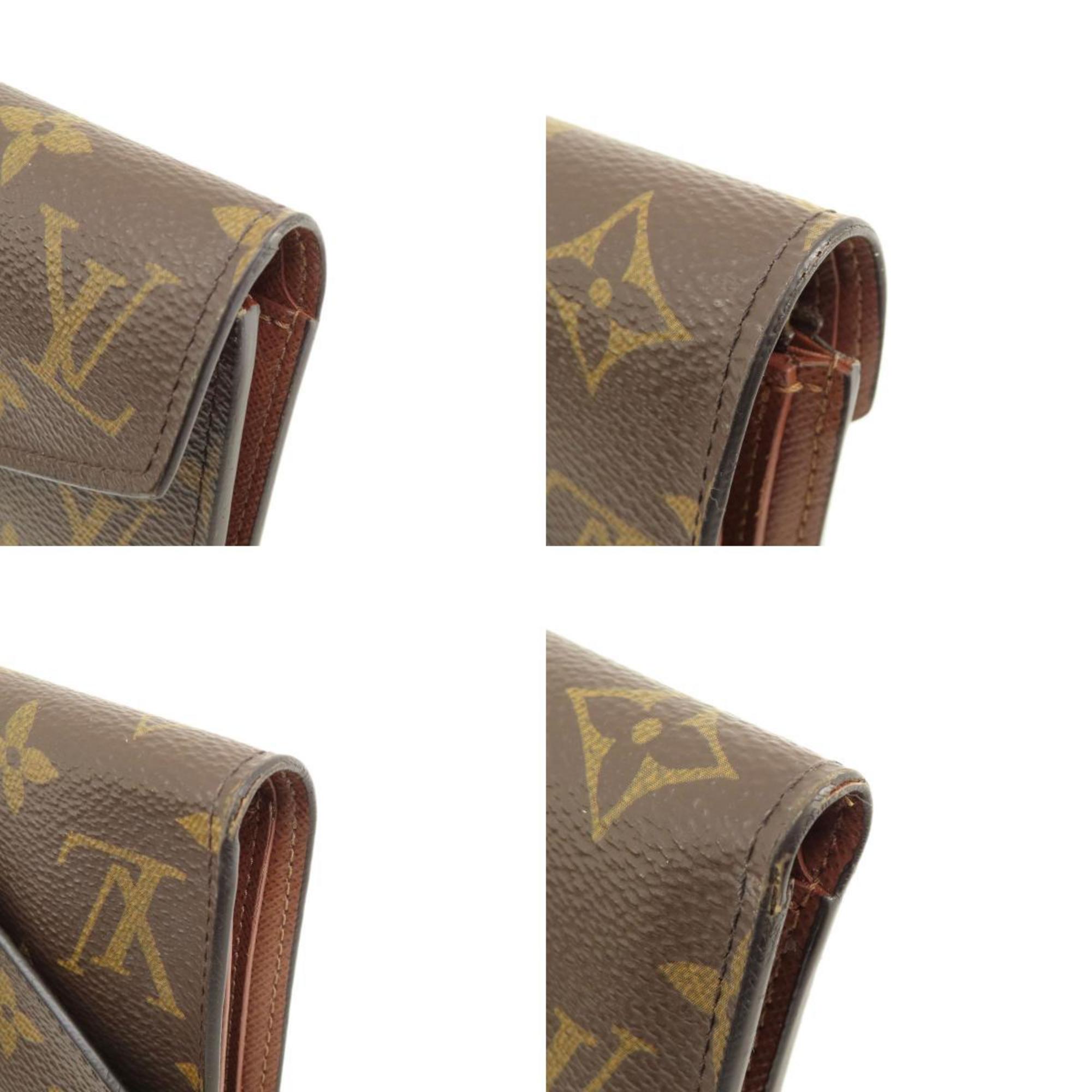 Louis Vuitton M62472 Portefeuille Victorine Monogram Bi-fold Wallet Canvas Women's LOUIS VUITTON